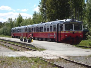 Kurze Pause am Bahnhof