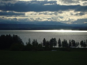 Abendsonne am Storsjön